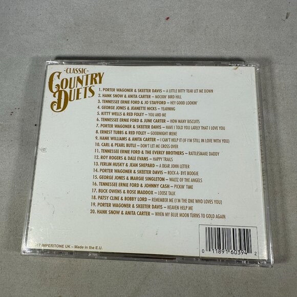 Classic Country Duets CD Album Various Artists 20 Timeless Hits Impertone 2017 - Picture 2 of 3